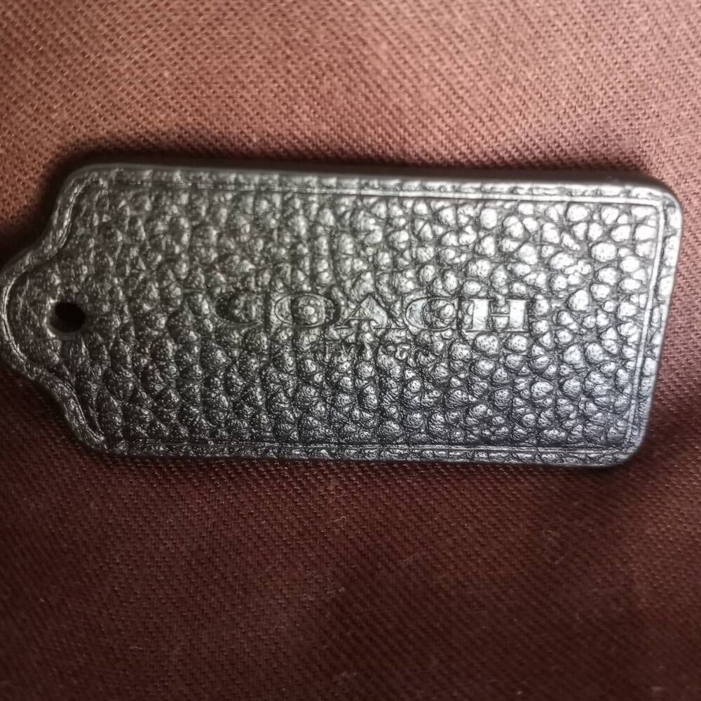 Coach Campus Pack In Pebble Leather Black EUC - Picture 10 of 12